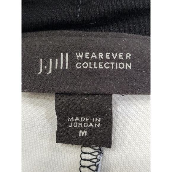 J. Jill Women's Wearever Double Face Jersey Floral Print Wide Leg Cropped Pants - Picture 12 of 12